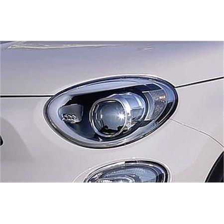 Left Headlamp (Halogen, Takes H7 Bulb, Original Equipment) for Fiat 500X 2015 on