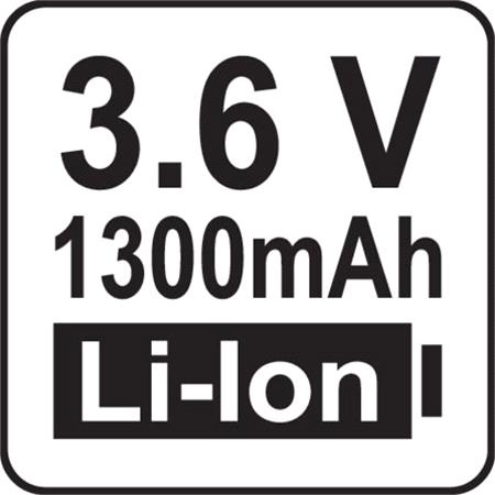 CORDLESS SCREWDRIVER 3,6V 1,3 AH