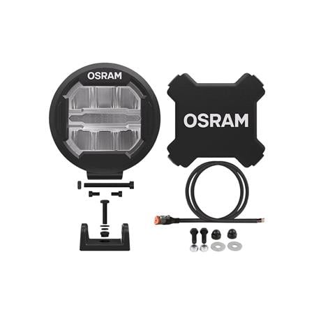 Osram 7in LED Light Round MX180 CB / Combo Beam AND Mounting Kit