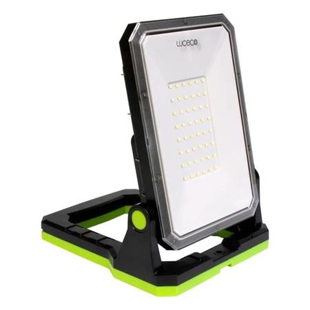 Luceco Folding Magnetic LED 10W Work Light with Power Bank   USB C Charged