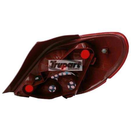 Left Rear Lamp (Hatchback) for Peugeot 207 Van 2006 2009