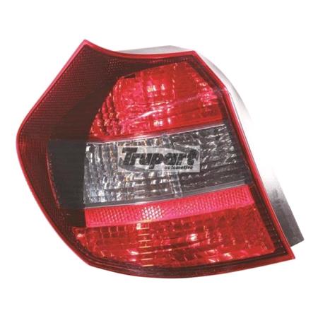 Left Tail Lamp (Red/Smoke, Hatchback Models) for BMW 1 2004 2007