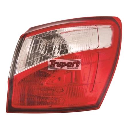 Right Rear Lamp (7 Seater Model, Outer On Quarter Panel, Supplied With Bulbholder And Bulbs, Original Equipment) for Nissan QASHQAI 2010 on
