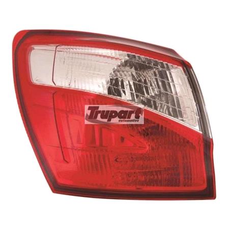 Left Rear Lamp (7 Seater Model, Outer On Quarter Panel, Supplied With Bulbholder And Bulbs, Original Equipment) for Nissan QASHQAI 2010 on