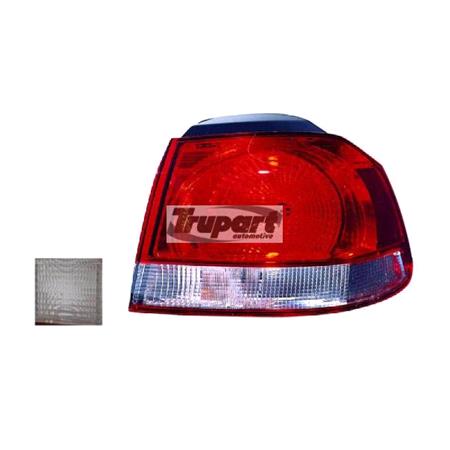Right Rear Lamp (Outer, On Quarter Panel, Replaces Hella Type, Supplied Without Bulbholder) for Volkswagen GOLF VI 2009 on