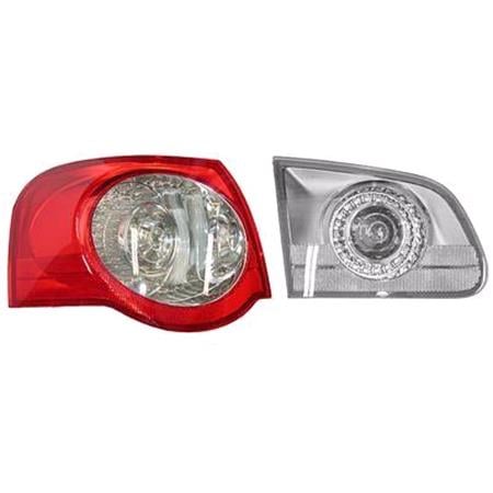 VW Passat '05 '10 LH Rear Lamp, Estate, Outer, On Quarter Panel    Volkswagen PASSAT Estate 2005 to 2011