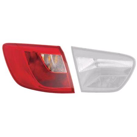 Ibiza '08 '12 LH Rear Lamp, Outer, On Quarter Panel, Estate Only, Original Equipment    Seat IBIZA V 2008 to 2017