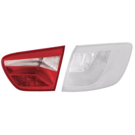 Ibiza '08 '12 RH Rear Lamp, Inner, On Boot Lid, Estate Only, Original Equipment   Seat IBIZA V 2008 to 2017