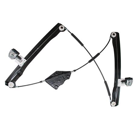 Front Left Electric Window Regulator Mechanism (without motor) for ALFA ROMEO 159 Sportwagon, 2006 2011, 4 Door Models, WITHOUT One Touch/Antipinch, holds a standard 2 pin/wire motor