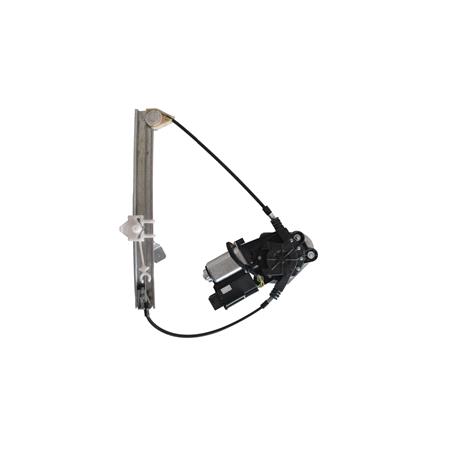 Rear Right Electric Window Regulator (with motor) for FIAT GRANDE PUNTO (199), 2005 2010, 4 Door Models, One Touch/Antipinch Version, motor has 6 or more pins