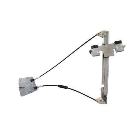 Rear Left Electric Window Regulator Mechanism (without motor) for FORD FIESTA VI, 2008 , 4 Door Models, One Touch/AntiPinch Version, holds a motor with 6 or more pins