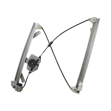 Front Left Electric Window Regulator Mechanism (without motor) for BMW 3 Series Touring (E91), 2005 2011, 4 Door Models, One Touch/AntiPinch Version, holds a motor with 6 or more pins