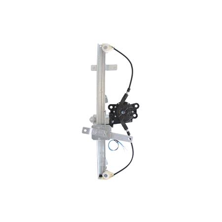 Front Right Electric Window Regulator (with motor) for JEEP GRAND CHEROKEE III, 2005 2010, 4 Door Models, WITHOUT One Touch/Antipinch, motor has 2 pins/wires