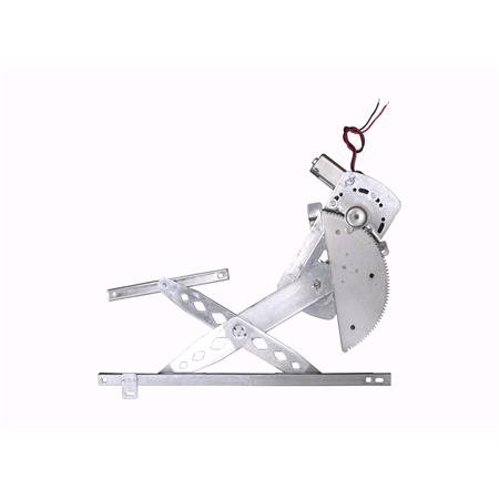 Front Left Electric Window Regulator (with motor) for HONDA CONCERTO Saloon (HWW), 1989 1995, 4 Door Models, WITHOUT One Touch/Antipinch, motor has 2 pins/wires