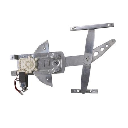 Front Right Electric Window Regulator (with motor) for OPEL CORSA C (F08, F68), 2000 2006, 4 Door Models, WITHOUT One Touch/Antipinch, motor has 2 pins/wires