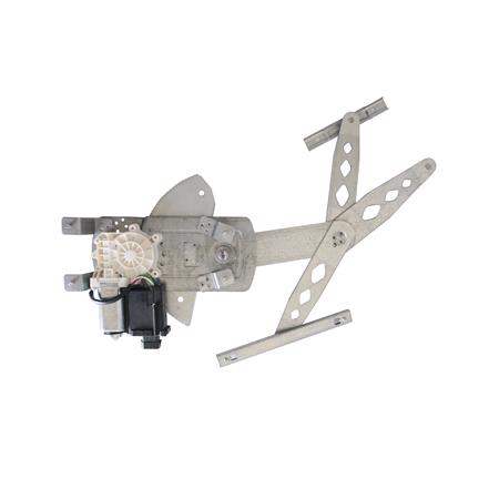 Front Right Electric Window Regulator (with motor, one touch operation) for OPEL MERIVA, 2003 2010, 4 Door Models, One Touch Version, motor has 6 or more pins