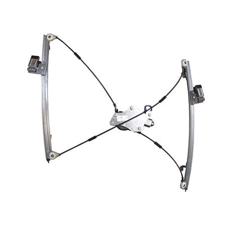 Front Right Electric Window Regulator (with motor) for CHRYSLER VOYAGER Mk III (RG), 2004 2008, 4 Door Models, WITHOUT One Touch/Antipinch, motor has 2 pins/wires