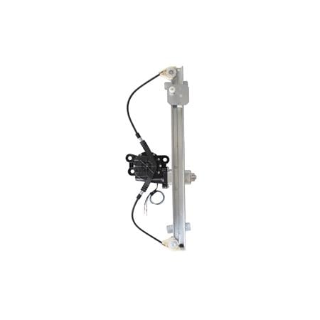 Rear Left Electric Window Regulator (with motor) for OPEL MERIVA, 2003 2010, 4 Door Models, WITHOUT One Touch/Antipinch, motor has 2 pins/wires