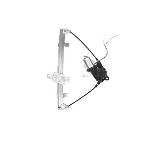 Front Right Electric Window Regulator (with motor) for NISSAN NOTE (E11), 2006 2013, 4 Door Models, WITHOUT One Touch/Antipinch, motor has 2 pins/wires