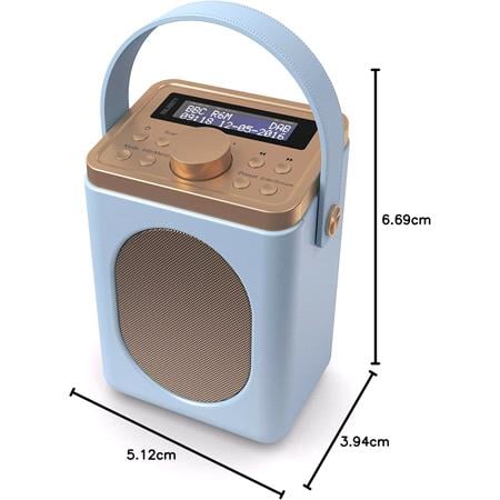 Majority Little Shelford Portable DAB Radio with Bluetooth   Duck Egg Blue