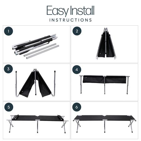 Aluminium Camping Bed