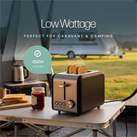 Sleek Toaster   Black