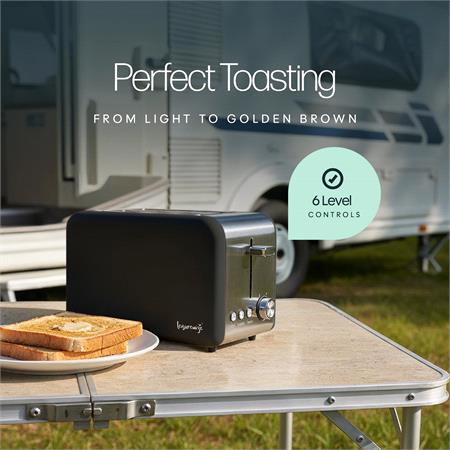 Sleek Toaster   Black