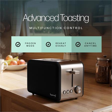 Sleek Toaster   Black