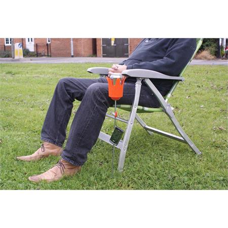 Outdoor Can Caddy Drinks Holder   Stake It & Sip!