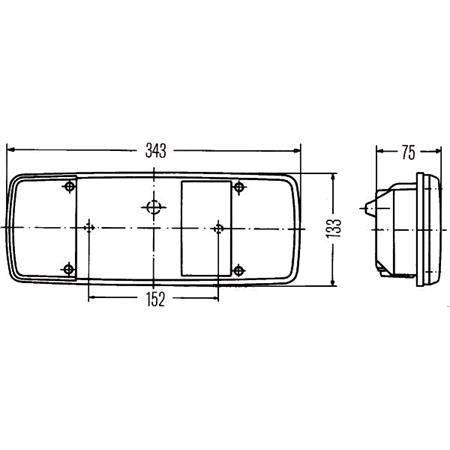 HELLA Right Combination Rear Lamp