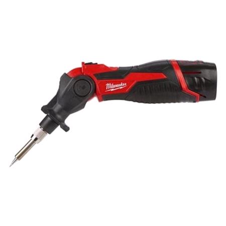 Milwaukee M12 Sub Compact Cordless Soldering Iron with 2.0Ah Battery and Tips