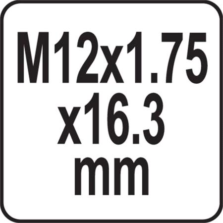 WIRE THREADS M12x1.75x16.3MM