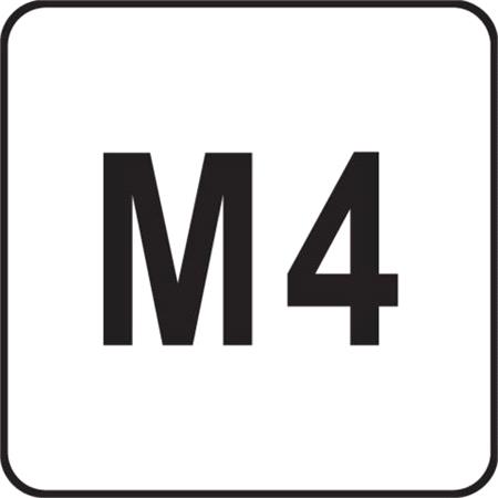 THREADED STEEL RIVET NUTS M4, 20PCS