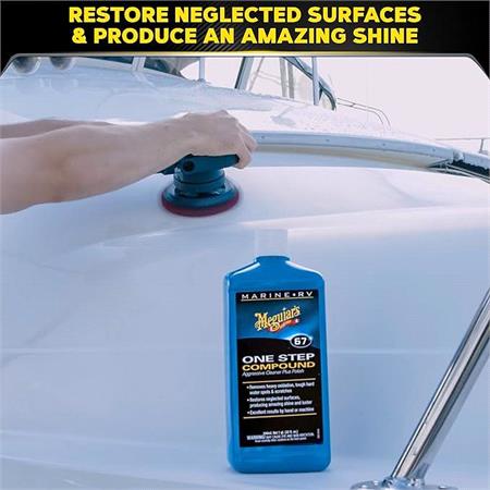 Meguiars Marine/RV One Step Compound Aggressive Cleaner Plus Polish   946ml