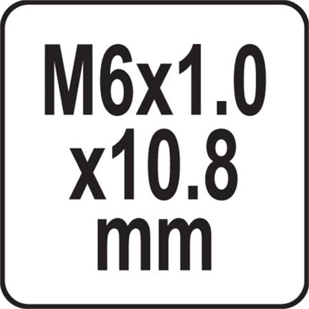 WIRE THREADS M6x1.0x10.8MM