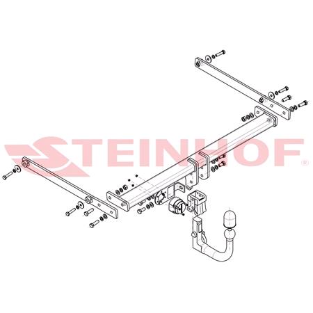Steinhof Automatic Detachable Towbar (vertical system) for Mazda CX 3, 2015 Onwards