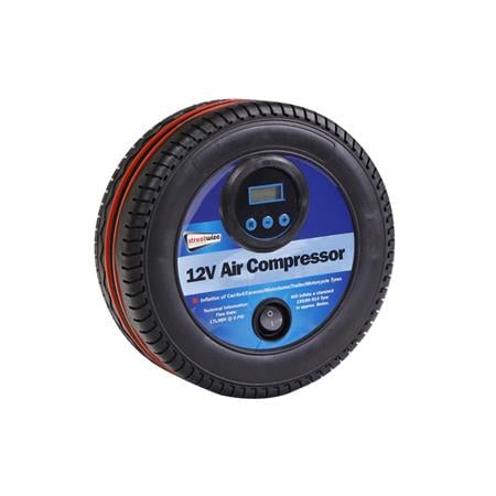 12v Air Compressor Tyre Shape With Digital Gauge