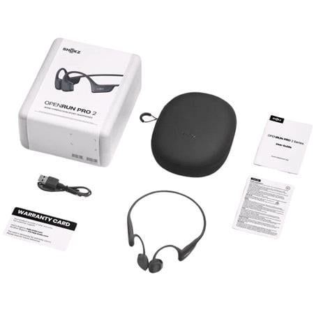 Shokz OpenRun Pro 2 Open Ear Sport Headphones   Black