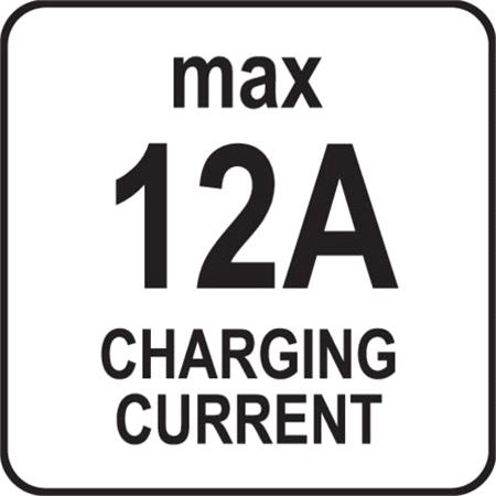BATTERY CHARGER 6/12V 12A 210AH LED