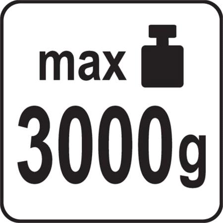 KITCHEN SCALE WITH BOWL 1000ML