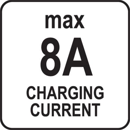 BATTERY CHARGER 6/12V 8A 120AH LED