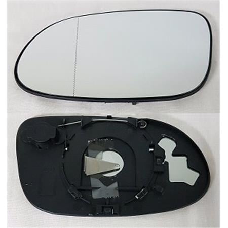 Left Wing Mirror Glass (not heated) for Mercedes CLK Convertible, 1998 2002