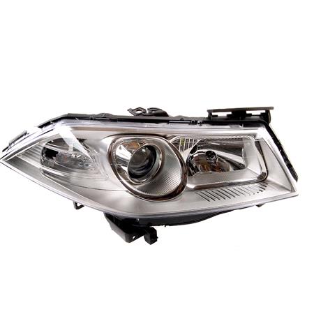 Right Headlamp (Halogen, Takes H7 / H1 Bulbs, Supplied Without Motor, Original Equipment) for Renault MEGANE II 2006 2009