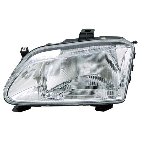 Left Headlamp (Single Reflector, Original Equipment) for Renault MEGANE Cabriolet 1996 1999