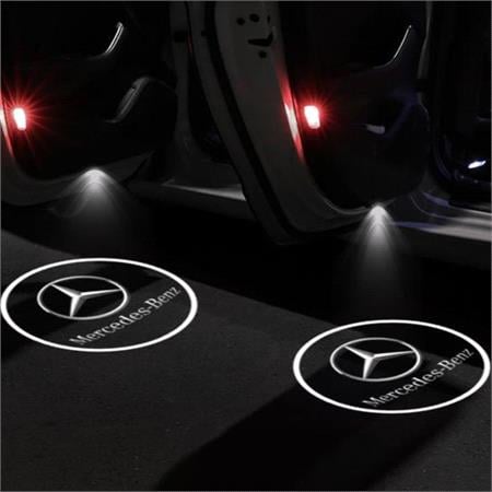 Mercedes Benz Car Door LED Puddle Lights Set (x2)   Wireless 