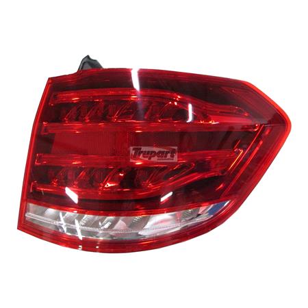 Right Rear Lamp (Outer, On Quarter Panel, Estate Models, LED, With Red Backing) for Mercedes E CLASS 2013 2016