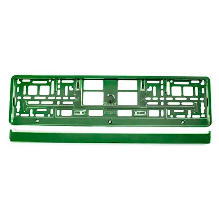 Metallic Green Number Plate Holder