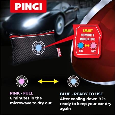 Pingi Car Dehumidifier with Humidity Indicator   Reusable