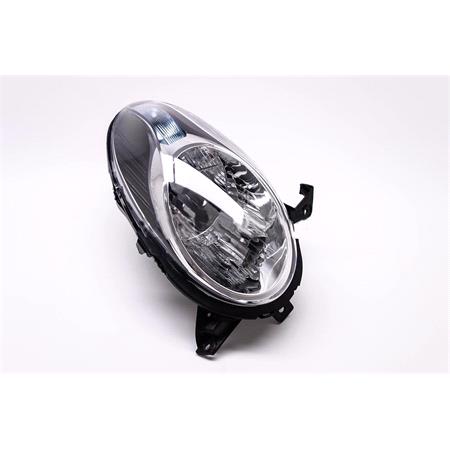 Left Headlamp (Takes H4 Bulb, Supplied With Motor, Original Equipment) for Nissan MICRA 2005 2007