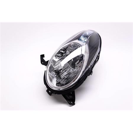 Right Headlamp (Takes H4 Bulb, Supplied With Motor & Bulb, Original Equipment) for Nissan MICRA C C 2008 on
